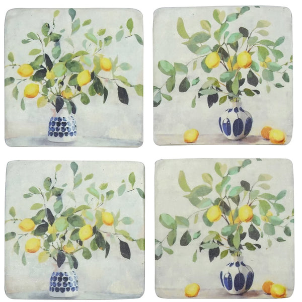 Lemon vase Coaster