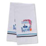 Greek Ouzeri Kitchen Tea Towel