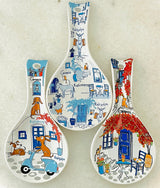 Greek Village Friends Spoon Holder