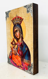 Panayia & Baby Jesus Icon - Large