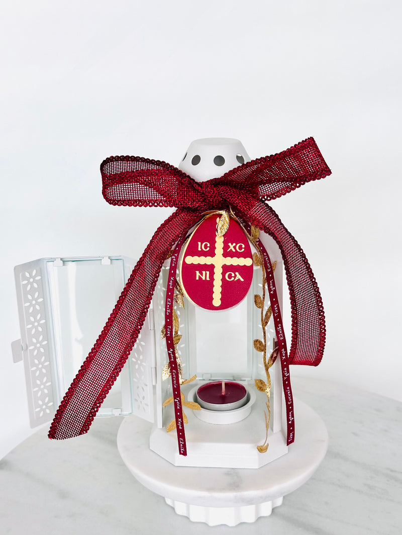 White NIKA Pendant Lantern