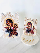 Panayia and Baby Jesus Icon - Medium