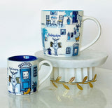 Blue Kalimera Donkey Mug