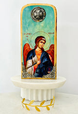 Archangel Michael Turquoise Icon