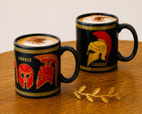 Spartan Greek Key Mug