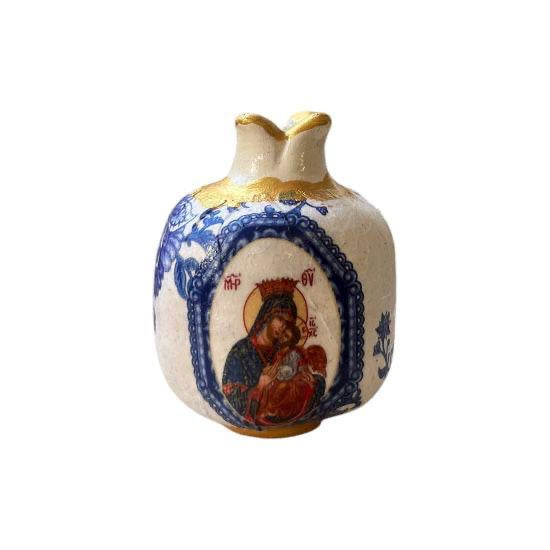 Panayia and Baby Jesus Pomegranate - Small - PRE-ORDER