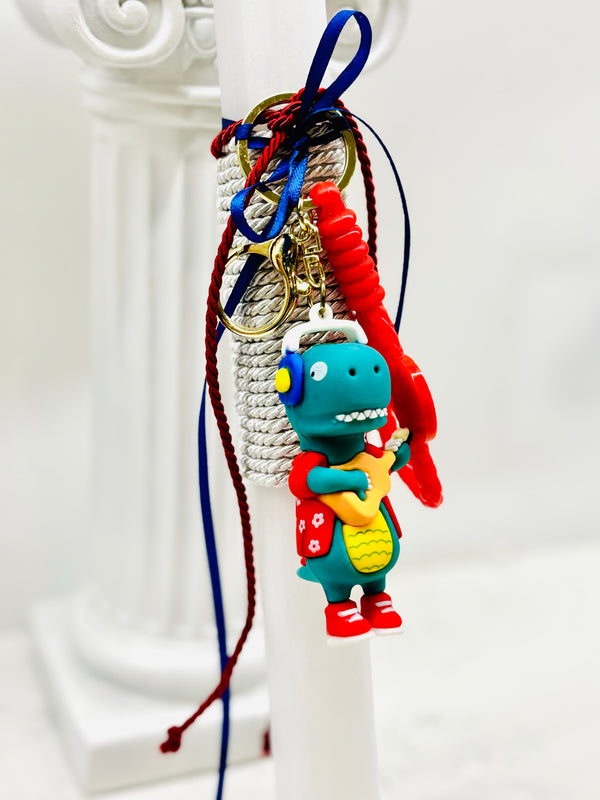 Dino the Dinosaur with Guitar Easter Lambatha