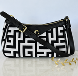Meander Shoulder Bag - Black