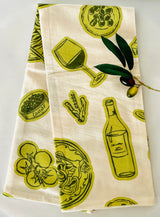 Taste of the Italy Tea Towel