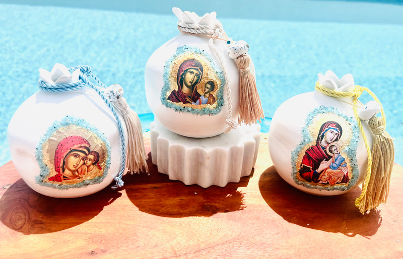 Pomegranate With Panayia & Baby Jesus