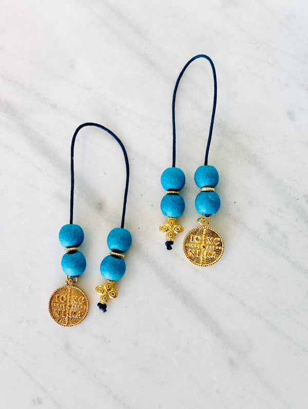Beaded Decoration Amulet with NIKA