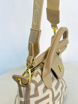 Meander Handbag with Clutch