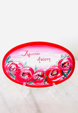 Easter Wooden Plaque- Poppy Design