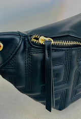 Meander Embossed Crossbody Bag