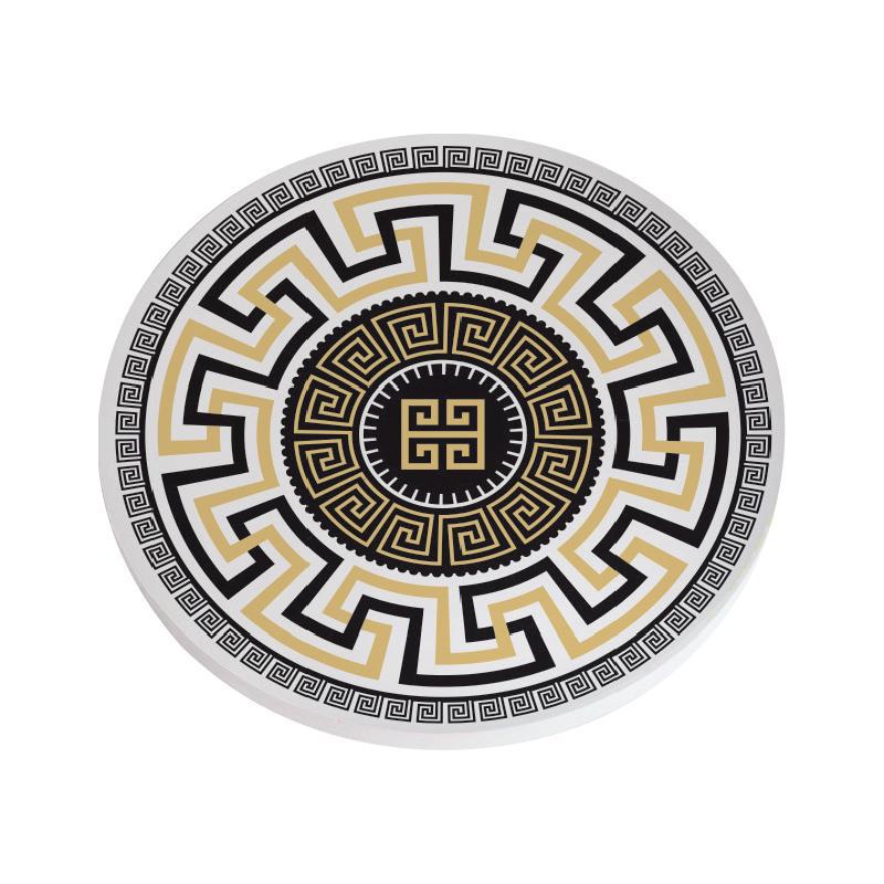 Greek Meander Coaster