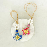 NIKA Charm with White Beads