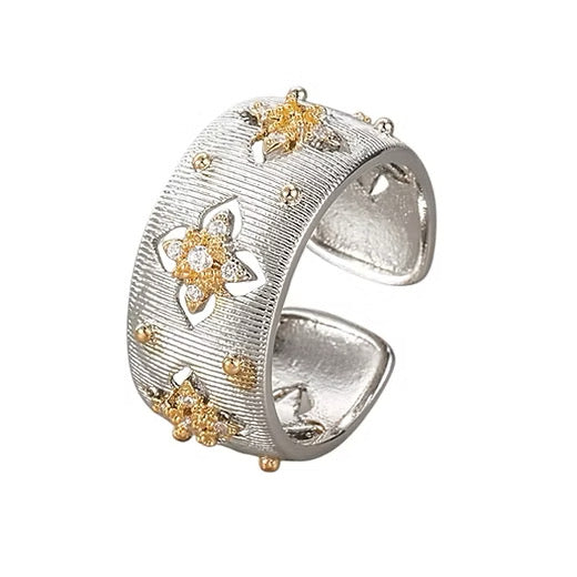 Bordeaux Ring Silver