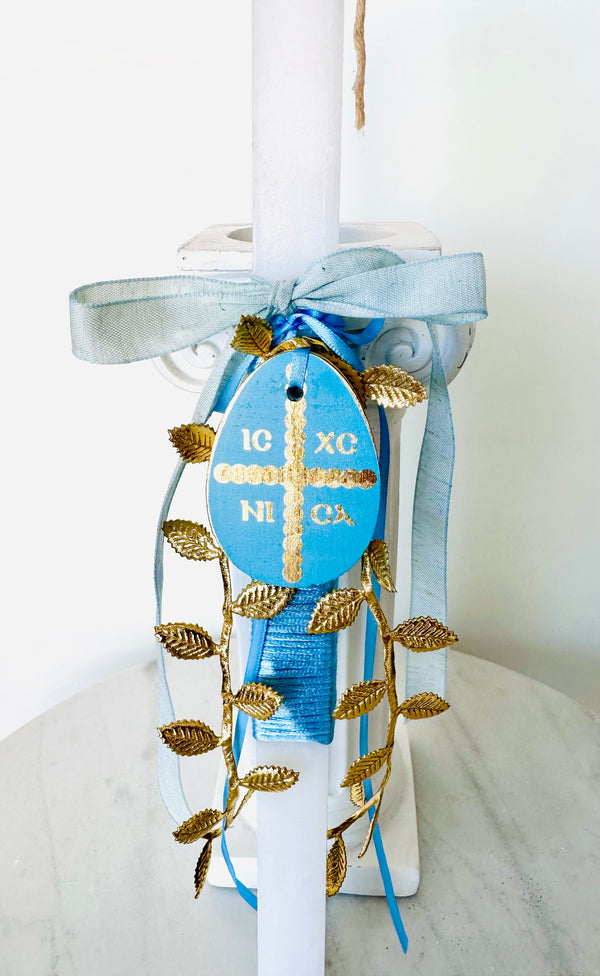Blue NIKA Ceramic Pendant Lambatha