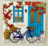 Iconic Greek Island Coster