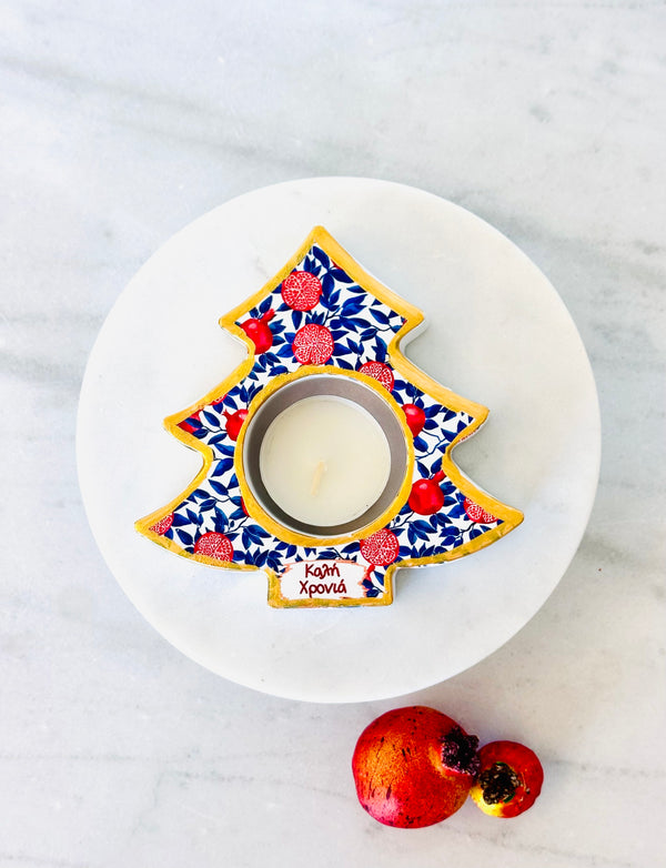 Greek Wishes Pomegranate Tea-Light Holder - PRE-ORDER