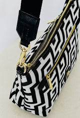Meander Twin-Zip Bag - Black