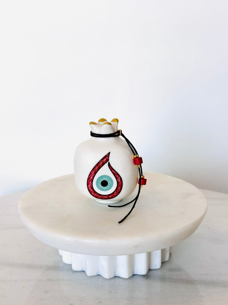 Red & Turquoise Mati Pomegranate - Mini