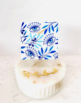 Olive Branch and Mati Ceramic Coaster