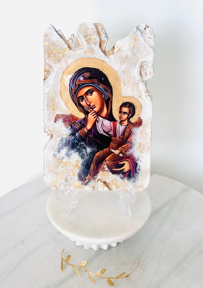 Handmade Panayia Icon