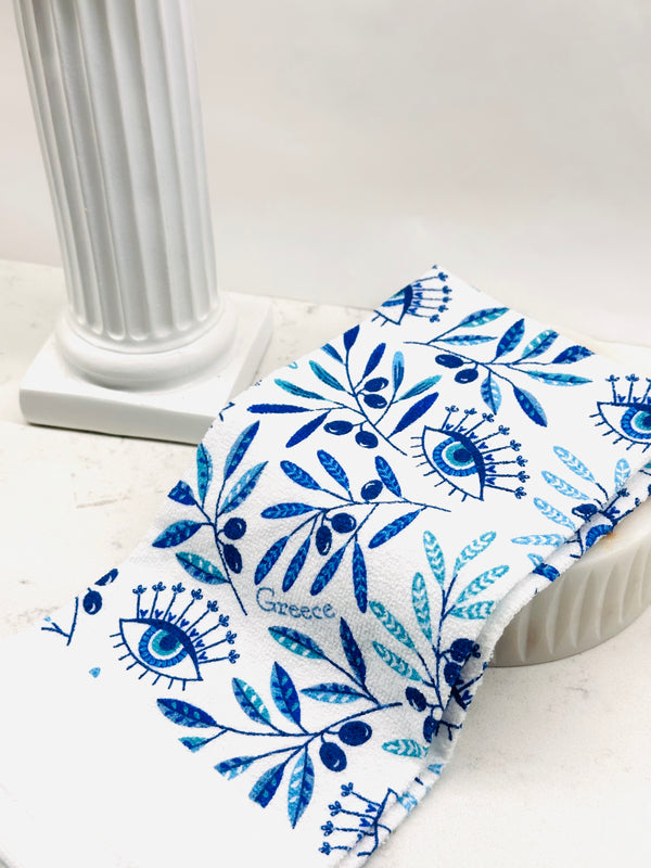 Olive Branch and Mati Tea Towel