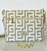 Meander Twin-Zip Bag - Sand