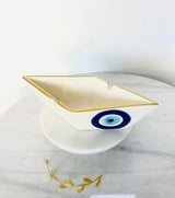 Boat Decor with Cobalt Blue Mati