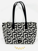 Meander Tote Bag - Black
