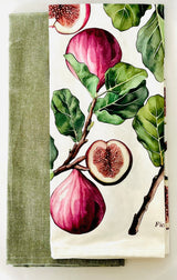 Fig and Sage Greek 2 Tea Towel Set