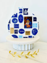 Panayia Pomegranate with Greek Wishes