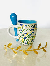 Mati and Olive Espresso Mug with Spoon