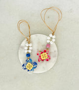 NIKA Charm with White Beads