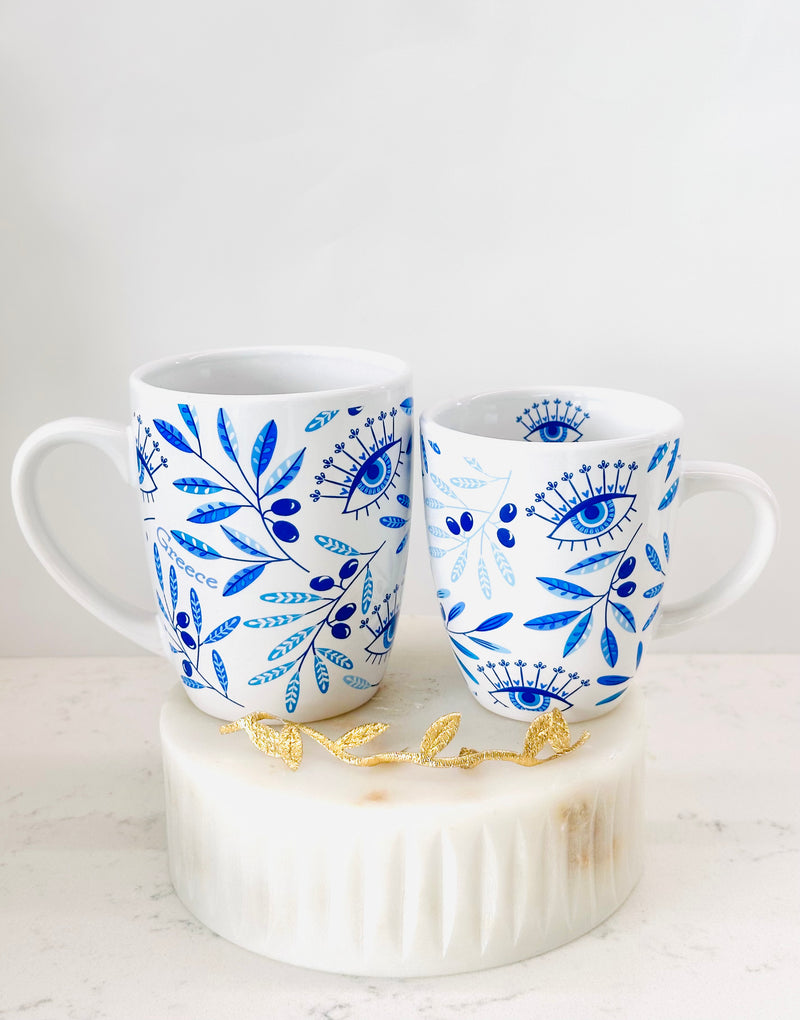 Olive Branch and Mati Cappuccino Mug
