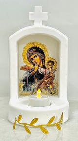 Panayia & Baby Jesus Icon Alter Dome