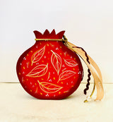 Hand Painted Pomegranates - Red
