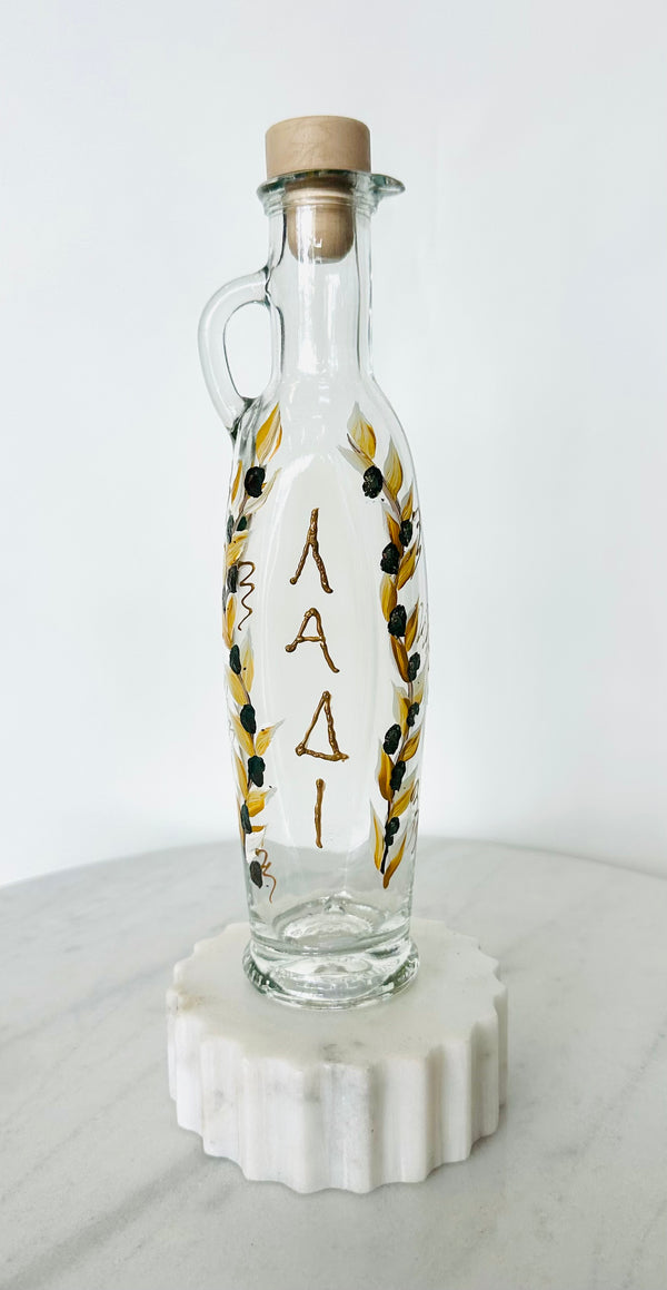 Handpainted Olive Oil Dispenser