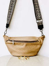 Handmade Greek Leather Bag Cream