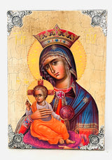 Panayia & Baby Jesus Icon - Large