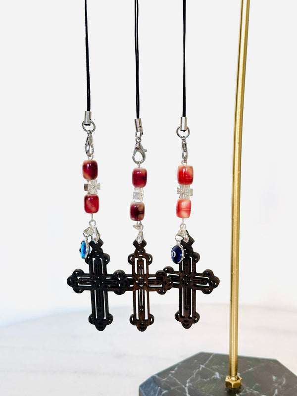 Hanging Cross Car Pendant