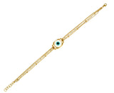 Gold Mati Beaded Bracelet