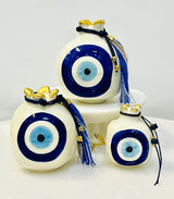 Ceramic Cobalt Blue Mati Pomegranate