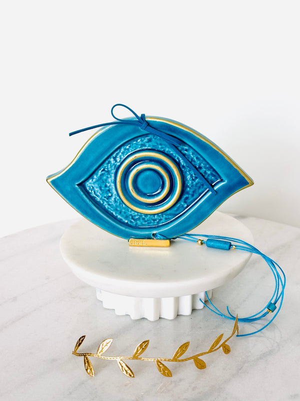 Turquoise Mati Standing Decor