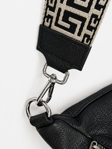 Handmade Greek Leather Bag - Black