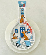 Greek Village Friends Spoon Holder