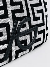 Meander Shoulder Bag with Gold Chain