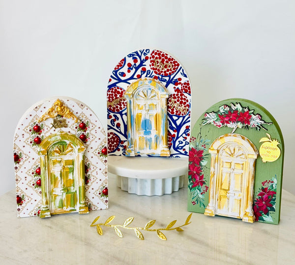 Greek Wishes Pomegranate Door - PRE-ORDER